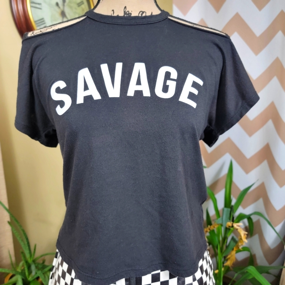 Charlotte Russe Cold Shoulder Top Size  XS
